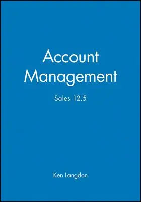 Gestione dei conti: Vendite 12,5 - Account Management: Sales 12.5