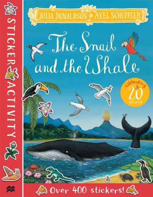 Libro di adesivi La lumaca e la balena - Snail and the Whale Sticker Book