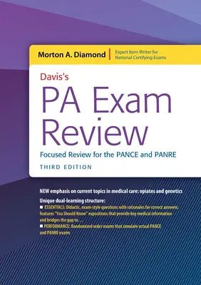Esame Pa di Davis: Revisione focalizzata per il Pance e Panre: Revisione focalizzata per l'esame Pance e Panre - Davis's Pa Exam Review: Focused Review for the Pance and Panre: Focused Review for the Pance and Panre