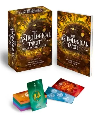 Il libro e il mazzo di carte dei Tarocchi astrologici: Include un mazzo di 78 carte e un libro illustrato di 128 pagine - The Astrological Tarot Book & Card Deck: Includes a 78-Card Deck and a 128-Page Illustrated Book