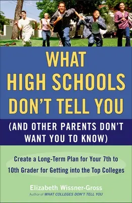 Quello che le scuole superiori non vi dicono (e che altri genitori non vogliono farvi sapere): Creare un piano a lungo termine per il vostro ragazzo dal 7° al 10° anno di età per entrare nel mondo della scuola. - What High Schools Don't Tell You (and Other Parents Don't Want You Toknow): Create a Long-Term Plan for Your 7th to 10th Grader for Getting Into the T