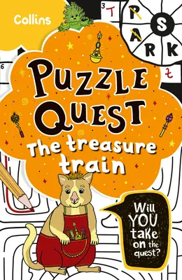 Il treno del tesoro: Risolvi più di 100 enigmi in questa storia d'avventura per bambini dai 7 anni in su - Treasure Train: Solve More Than 100 Puzzles in This Adventure Story for Kids Aged 7+