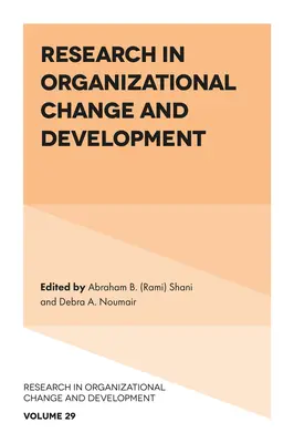 Ricerca sul cambiamento e lo sviluppo organizzativo - Research in Organizational Change and Development