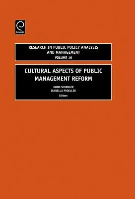 Aspetti culturali della riforma della gestione pubblica - Cultural Aspects of Public Management Reform
