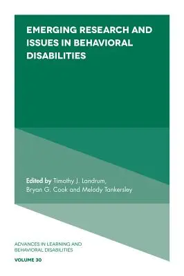 Ricerca e problemi emergenti nelle disabilità comportamentali - Emerging Research and Issues in Behavioral Disabilities