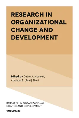 Ricerca sul cambiamento e lo sviluppo organizzativo - Research in Organizational Change and Development