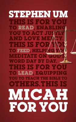 Michela per voi: Agire con giustizia, amare la misericordia - Micah for You: Acting Justly, Loving Mercy