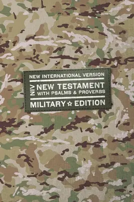 Niv, Nuovo Testamento con Salmi e Proverbi, edizione militare, compatta, brossura, mimetica militare, stampa comfort - Niv, New Testament with Psalms and Proverbs, Military Edition, Compact, Paperback, Military Camo, Comfort Print