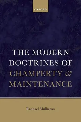 Il diritto moderno della proprietà e degli alimenti - The Modern Law of Champerty and Maintenance