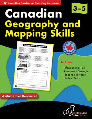 Geografia canadese e abilità cartografiche Gradi 3-5 - Canadian Geography and Mapping Skills Grades 3-5