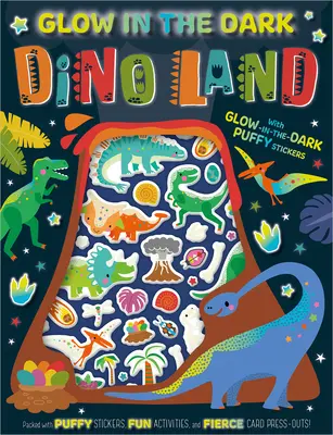 Libro di attività sulla terra dei dini fosforescenti - Glow in the Dark Dino Land Activity Book