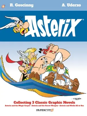 Asterix Omnibus Vol. 10: raccoglie Asterix e il tappeto magico, Asterix e l'arma segreta e Asterix e Obelix tutti in mare - Asterix Omnibus Vol. 10: Collecting Asterix and the Magic Carpet, Asterix and the Secret Weapon, and Asterix and Obelix All at Sea