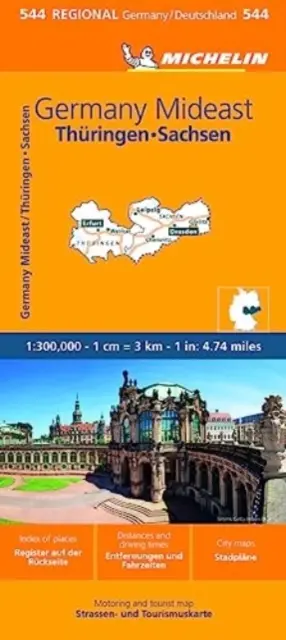 Germania Medio Oriente - Mappa 544 - Germany Mideast Map 544