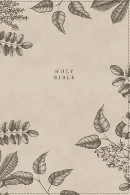 Niv, Bibbia di riferimento compatta a colonna centrale, pellefiore, pietra, lettera rossa, indicizzazione per il pollice, stampa comfort - Niv, Compact Center-Column Reference Bible, Leathersoft, Stone, Red Letter, Thumb Indexed, Comfort Print