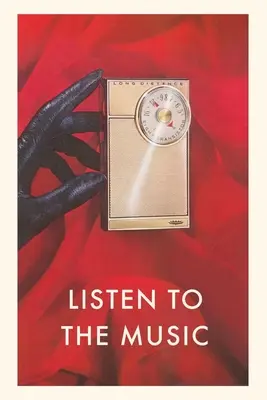 Diario d'epoca Mano guantata con radio a transistor, ascolta la musica - Vintage Journal Gloved Hand with Transistor Radio, Listen to the Music