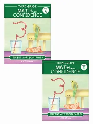 Pacchetto di libri di lavoro per studenti di matematica di terza elementare con fiducia - Third Grade Math with Confidence Student Workbook Bundle