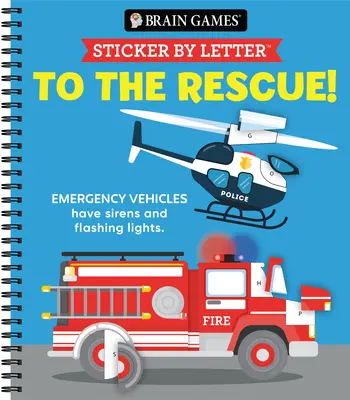 Giochi per il cervello - Sticker per lettera: Al salvataggio - Brain Games - Sticker by Letter: To the Rescue