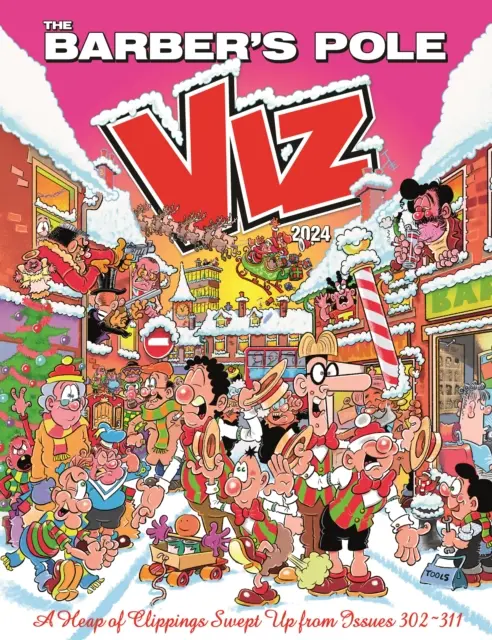 Viz Annual 2024: Il palo del barbiere - Un mucchio di ritagli ripescati dai numeri 302-311 - Viz Annual 2024: The Barber's Pole - A Heap of Clippings Swept Up from Issues 302-311