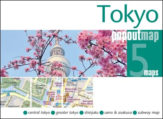 Mappa Tokyo - Tokyo Popout Map