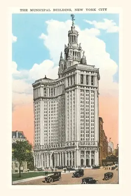 Diario d'epoca Edificio municipale, New York City - Vintage Journal Municipal Building, New York City
