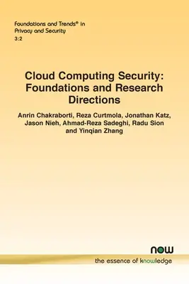 Sicurezza del cloud computing: Fondamenti e direzioni di ricerca - Cloud Computing Security: Foundations and Research Directions