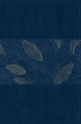 Niv, Bibbia Thinline, Compatta, Pelle e cuoio, Floreale blu, Lettera rossa, Stampa comfort - Niv, Thinline Bible, Compact, Leathersoft, Blue Floral, Red Letter, Comfort Print