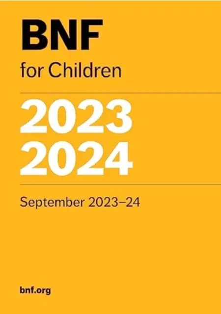 BNF per bambini (BNFC) 2023-2024 - BNF for Children (BNFC) 2023-2024
