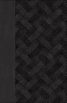 Niv, Bibbia Thinline, Compatta, Pelle e cuoio, Nero/Grigio, Lettera rossa, Stampa comfort - Niv, Thinline Bible, Compact, Leathersoft, Black/Gray, Red Letter, Comfort Print