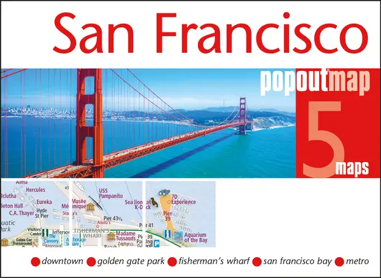 Mappa popout di San Francisco - San Francisco Popout Map