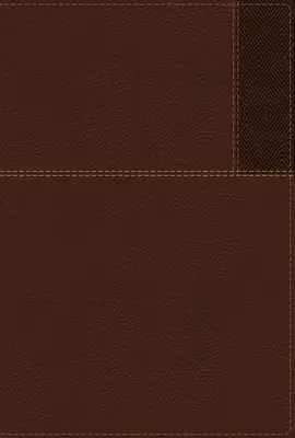 Niv, Bibbia di riferimento Thinline (la vostra Bibbia di riferimento portatile), stampa grande, Pelle e cuoio, Marrone, Lettera rossa, indicizzata, stampa comfort - Niv, Thinline Reference Bible (Your Portable Reference Bible), Large Print, Leathersoft, Brown, Red Letter, Thumb Indexed, Comfort Print