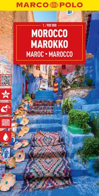 Marocco Mappa Marco Polo - Morocco Marco Polo Map