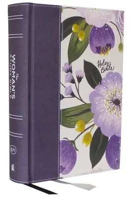 Kjv, la Bibbia da studio per le donne, copertina in tessuto floreale viola, edizione a colori con caratteri rossi, stampa comfort (indicizzata con il pollice): Ricevere la verità di Dio per - Kjv, the Woman's Study Bible, Purple Floral Cloth Over Board, Red Letter, Full-Color Edition, Comfort Print (Thumb Indexed): Receiving God's Truth for