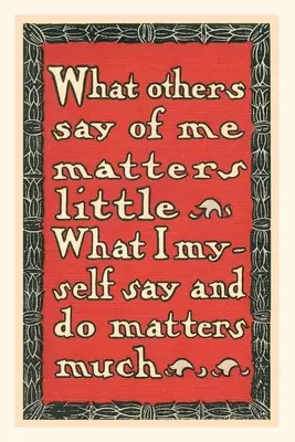 Diario d'epoca Cosa dicono di me gli altri - Vintage Journal What Others Say of Me
