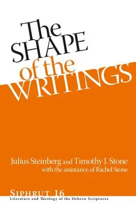 Forma degli scritti Hb: Letteratura e teologia delle Scritture ebraiche - Shape of the Writings Hb: Literature and Theology of the Hebrew Scriptures