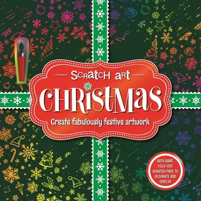 Natale: Libro di attività per adulti sul graffio - Christmas: Adult Scratch Art Activity Book