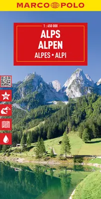 Alpi Marco Polo Mappa - Alps Marco Polo Map