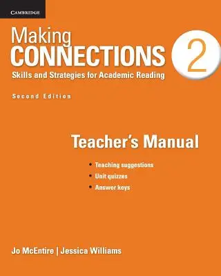 Manuale per l'insegnante di Making Connections Livello 2: Abilità e strategie per la lettura accademica - Making Connections Level 2 Teacher's Manual: Skills and Strategies for Academic Reading