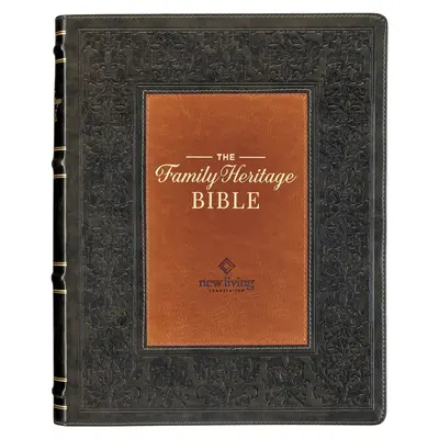 Bibbia NLT Family Heritage, Bibbia devozionale per la famiglia a stampa grande per lo studio, Bibbia Sacra New Living Translation con copertina flessibile in ecopelle, con aggiunta di inchiostro. - NLT Family Heritage Bible, Large Print Family Devotional Bible for Study, New Living Translation Holy Bible Faux Leather Flexible Cover, Additional In