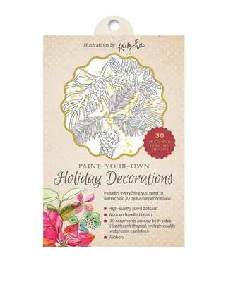 Decorazioni natalizie da dipingere: Illustrazioni di Kristy Rice - Paint-Your-Own Holiday Decorations: Illustrations by Kristy Rice