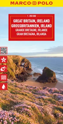 Gran Bretagna e Irlanda Marco Polo - Great Britain & Ireland Marco Polo Map