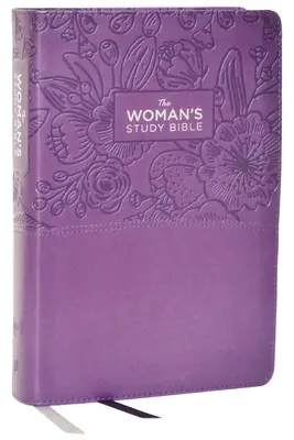 Kjv, la Bibbia per lo studio della donna, edizione in pelle viola, a caratteri rossi, a colori, stampa comfort: Ricevere la verità di Dio per l'equilibrio, la speranza e la trasformazione - Kjv, the Woman's Study Bible, Purple Leathersoft, Red Letter, Full-Color Edition, Comfort Print: Receiving God's Truth for Balance, Hope, and Transfor