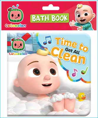 Libro da bagno Cocomelon È ora di pulire tutto - Cocomelon Bath Book Time to Get All Clean