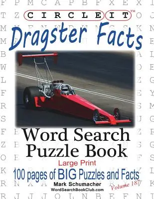 Cerchia, fatti sui dragster, ricerca per parola, libro puzzle - Circle It, Dragster Facts, Word Search, Puzzle Book