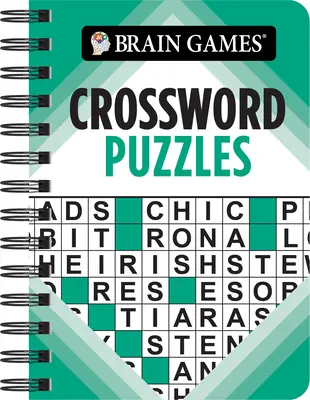 Giochi per il cervello - Cruciverba da portare via (verde acqua) - Brain Games - To Go - Crossword Puzzles (Teal)