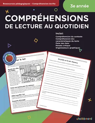 Comprensione della lettura quotidiana in francese canadese Grade 3 - Canadian French Daily Reading Comprehension Grade 3