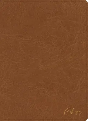 Bibbia di studio KJV Spurgeon, tinta cuoio - KJV Spurgeon Study Bible, Tan Leathertouch