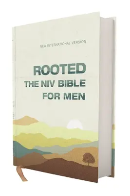 Radicati: La Bibbia NIV per gli uomini, copertina rigida, crema, stampa comfort - Rooted: The NIV Bible for Men, Hardcover, Cream, Comfort Print