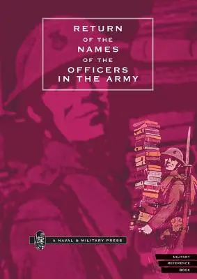 RITORNO DEI NOMI DEGLI UFFICIALI DELL'ESERCITO CHE RICEVONO PENSIONI PER LA PERDITA DI ARTI, O PER FERITE, ecc. - RETURN OF THE NAMES OF THE OFFICERS IN THE ARMY Who receive PENSIONS for the loss of Limbs, or for wounds etc.