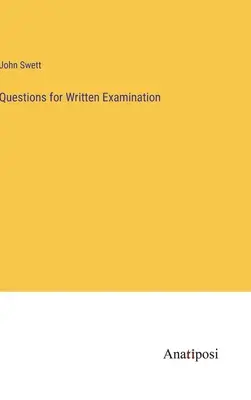 Domande per l'esame scritto - Questions for Written Examination