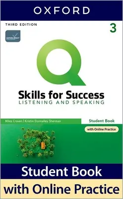 Q3e 3 Libro dello studente di ascolto e conversazione e pacchetto online QI - Q3e 3 Listening and Speaking Student Book and IQ Online Pack